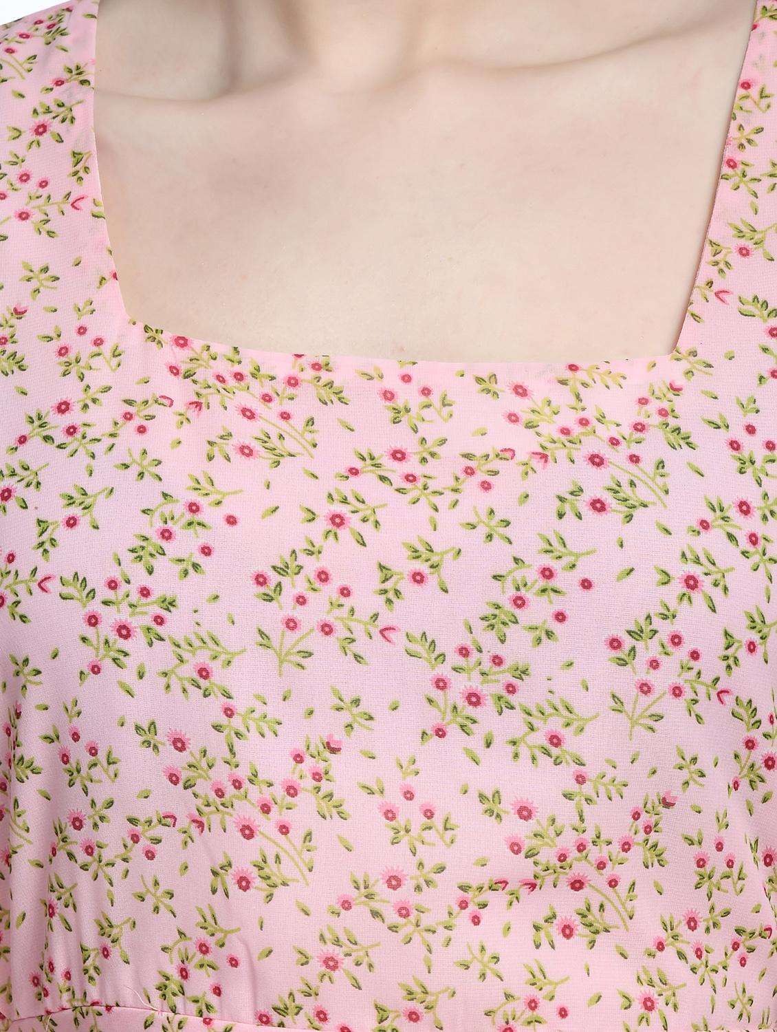 floral printed tiered dress - 19921707 - Standard Image - 3