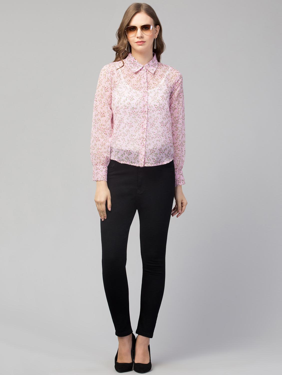 floral printed regular shirt - 19921835 - Standard Image - 3