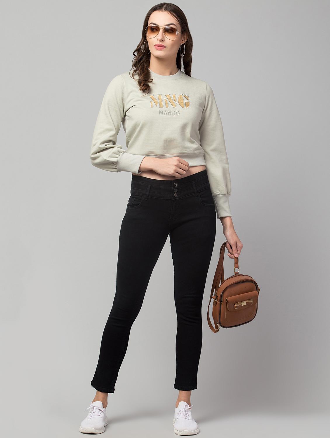 white solid regular sweatshirt - 19921876 - Standard Image - 3