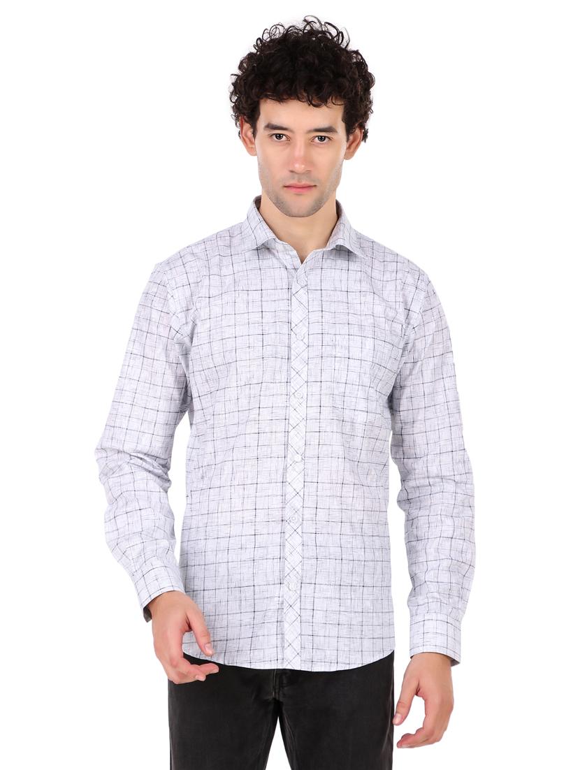 mens checks casual shirt - 19925028 -  Zoom Image - 0