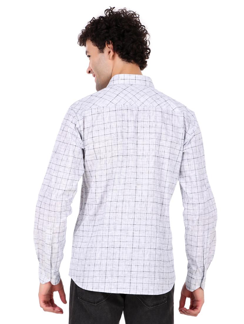 mens checks casual shirt - 19925028 - Standard Image - 3