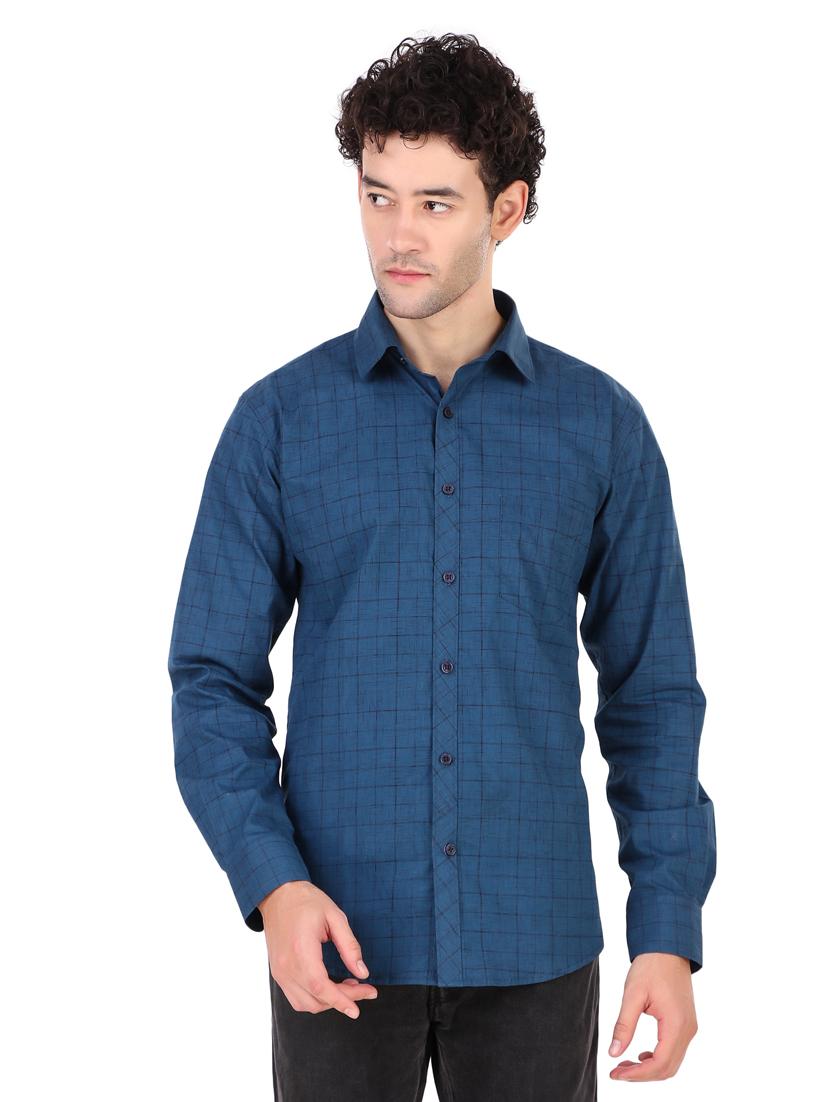 mens checks casual shirt - 19925029 -  Zoom Image - 0