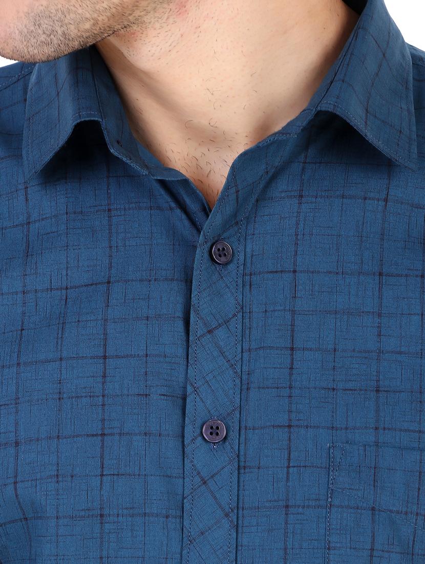 mens checks casual shirt - 19925029 - Standard Image - 5