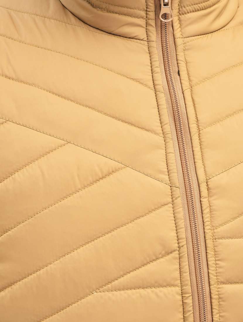 men solid sleeveless quilted jacket - 19925679 -  Standard Image - 5