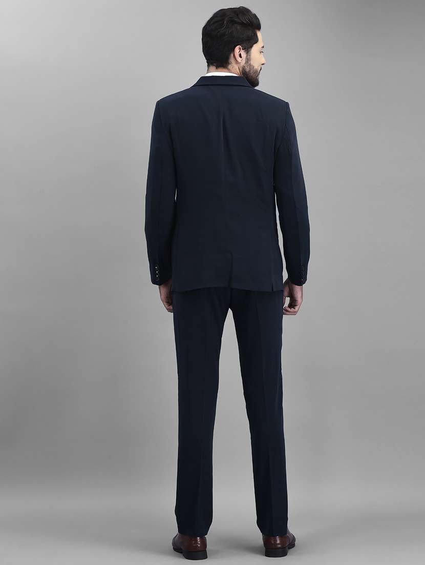 men's solid 2-piece suits set - 19925681 -  Standard Image - 3