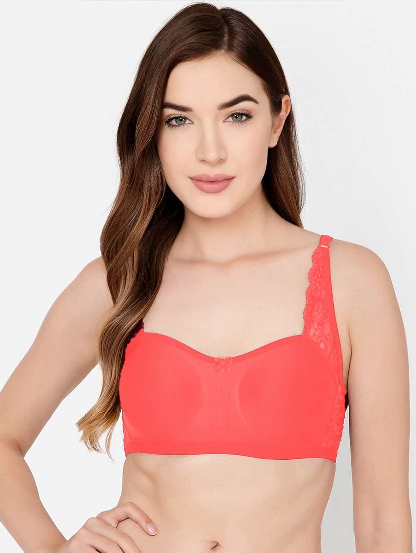 orange 3/4 coverage t-shirt bra