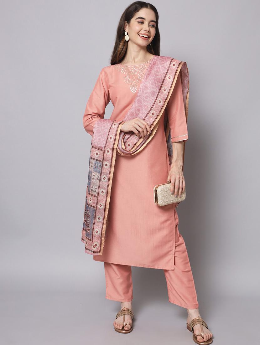 gota work kurta pant set - 19927679 - Zoom Image - 0
