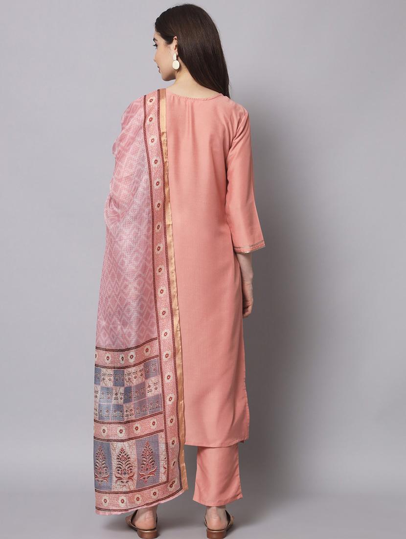 gota work kurta pant set - 19927679 - Standard Image - 3