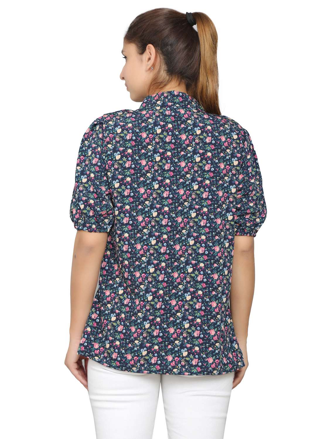 multi colored cotton blend regular shirt - 19938157 -  Standard Image - 3