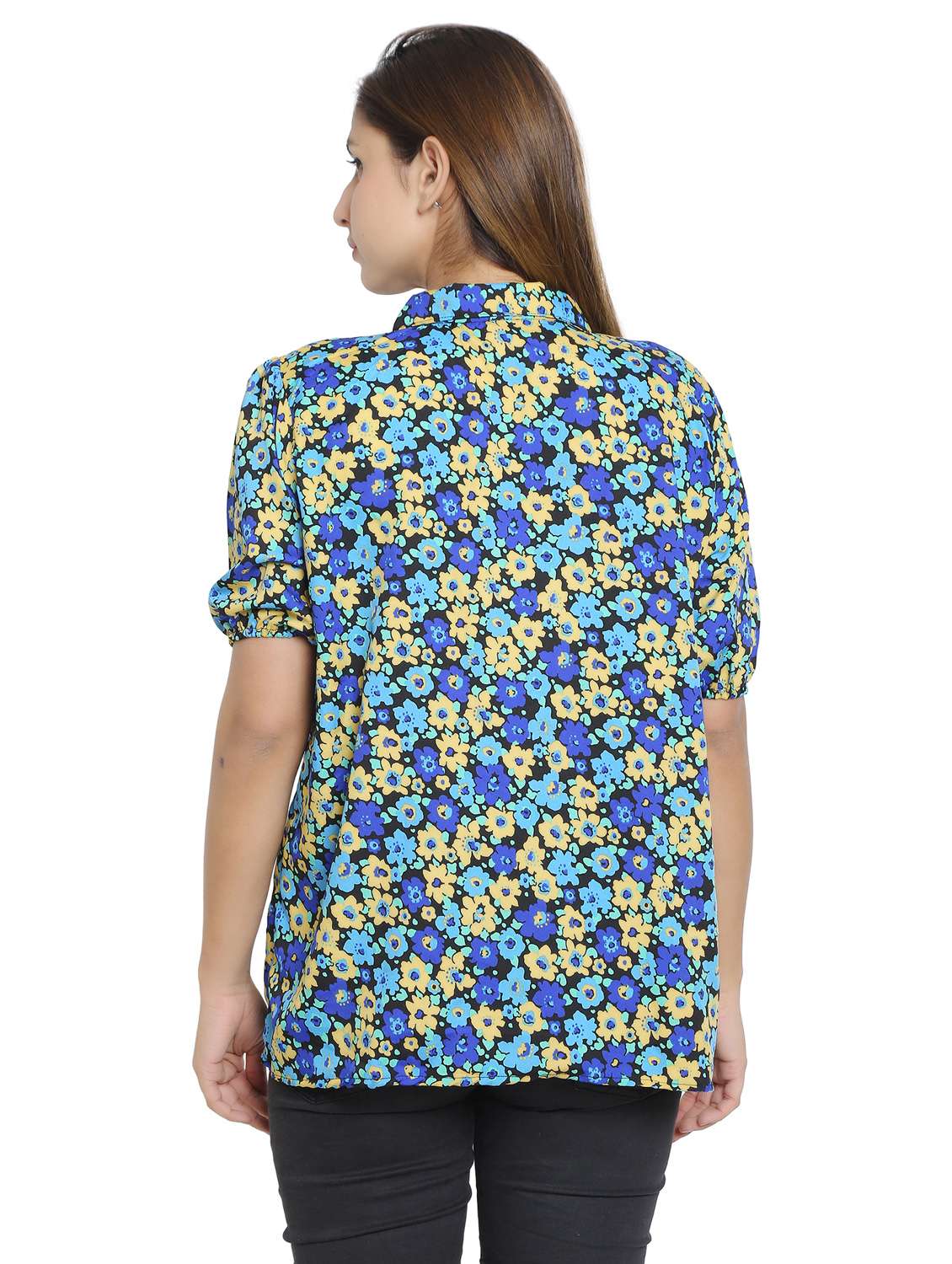 multi colored cotton blend regular shirt - 19938161 - Standard Image - 3