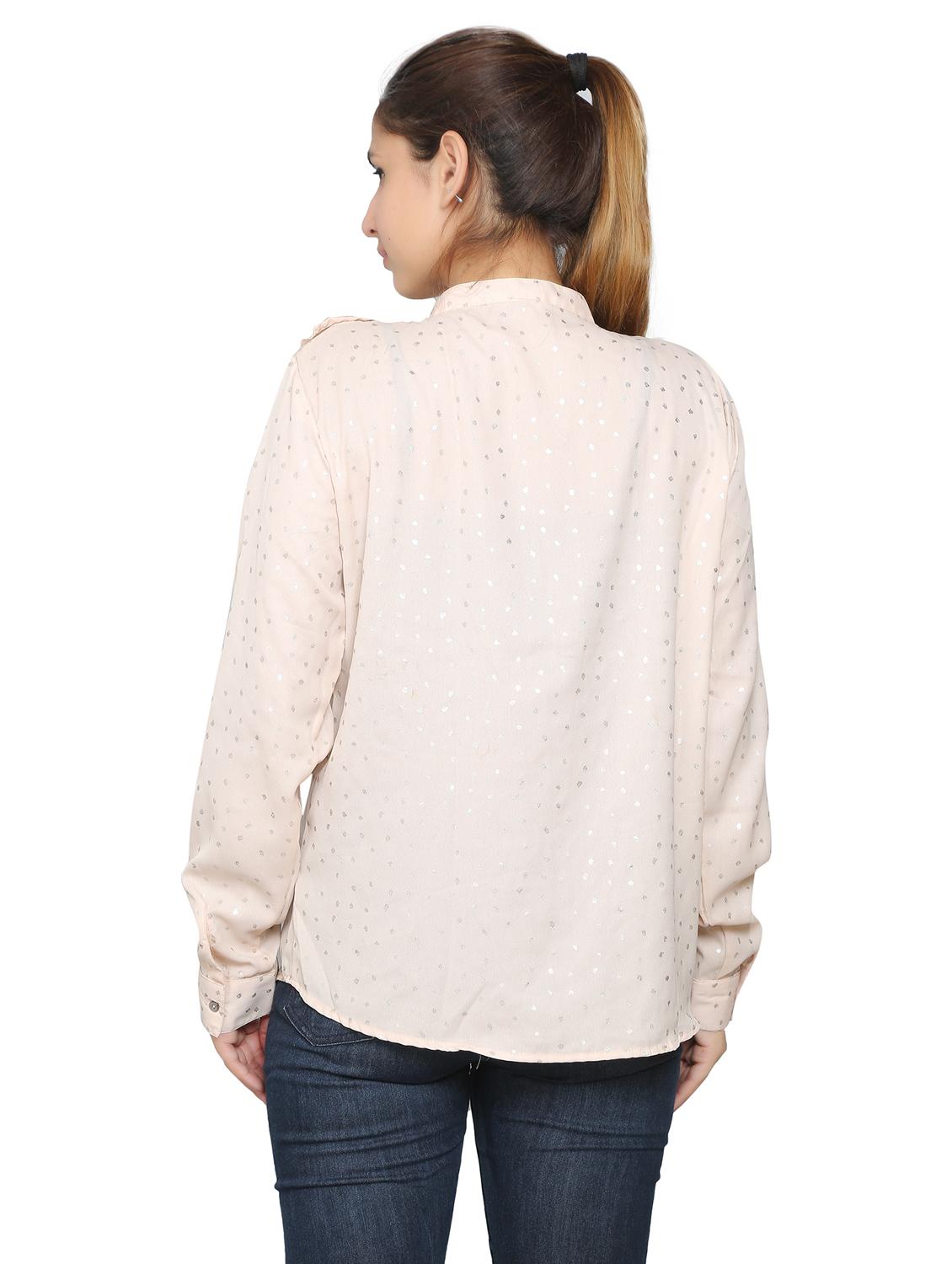rosewater crepe regular shirt - 19938174 - Standard Image - 3