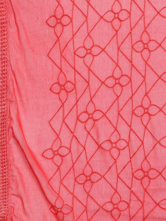 red nazneen dupatta - 19938514 - Standard Image - 3
