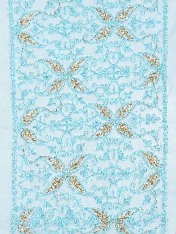 blue embroidered dupatta - 19938533 - Standard Image - 3
