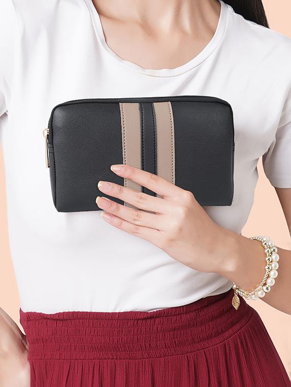 black leatherette (pu) sling bag combo - 19940675 - Standard Image - 5