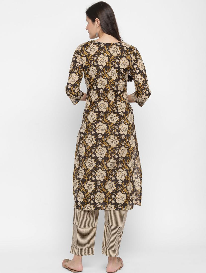 printed kurta pant set - 19942645 - Standard Image - 3