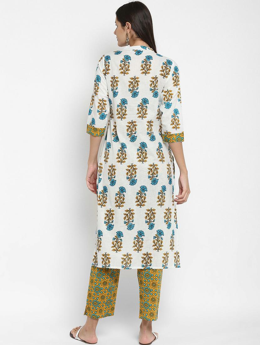 printed kurta pant set - 19942646 - Standard Image - 3