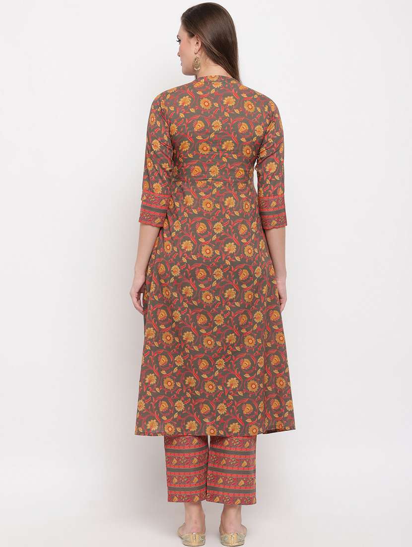 printed kurta pant set - 19942683 - Standard Image - 3