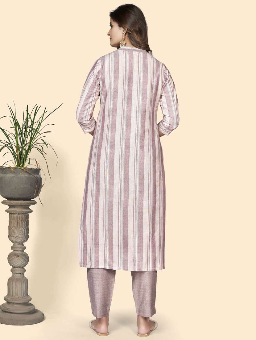 stripes kurta pant set - 19942749 - Standard Image - 3