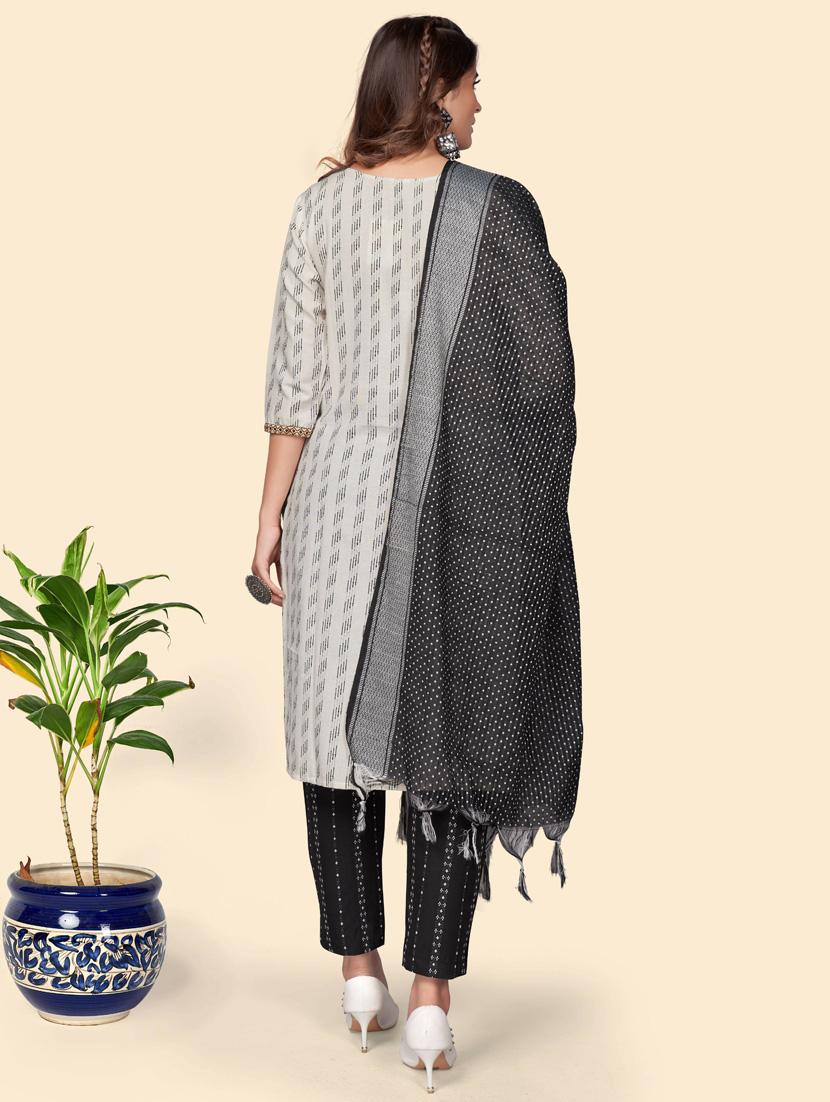 printed kurta dupatta set - 19942765 - Standard Image - 3
