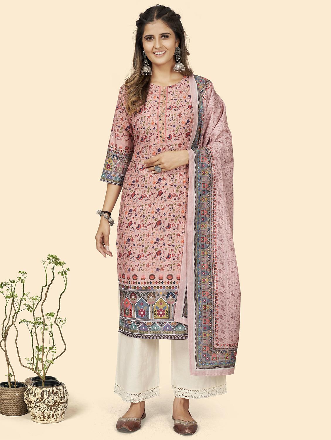 printed kurta dupatta set - 19942795 - Zoom Image - 0