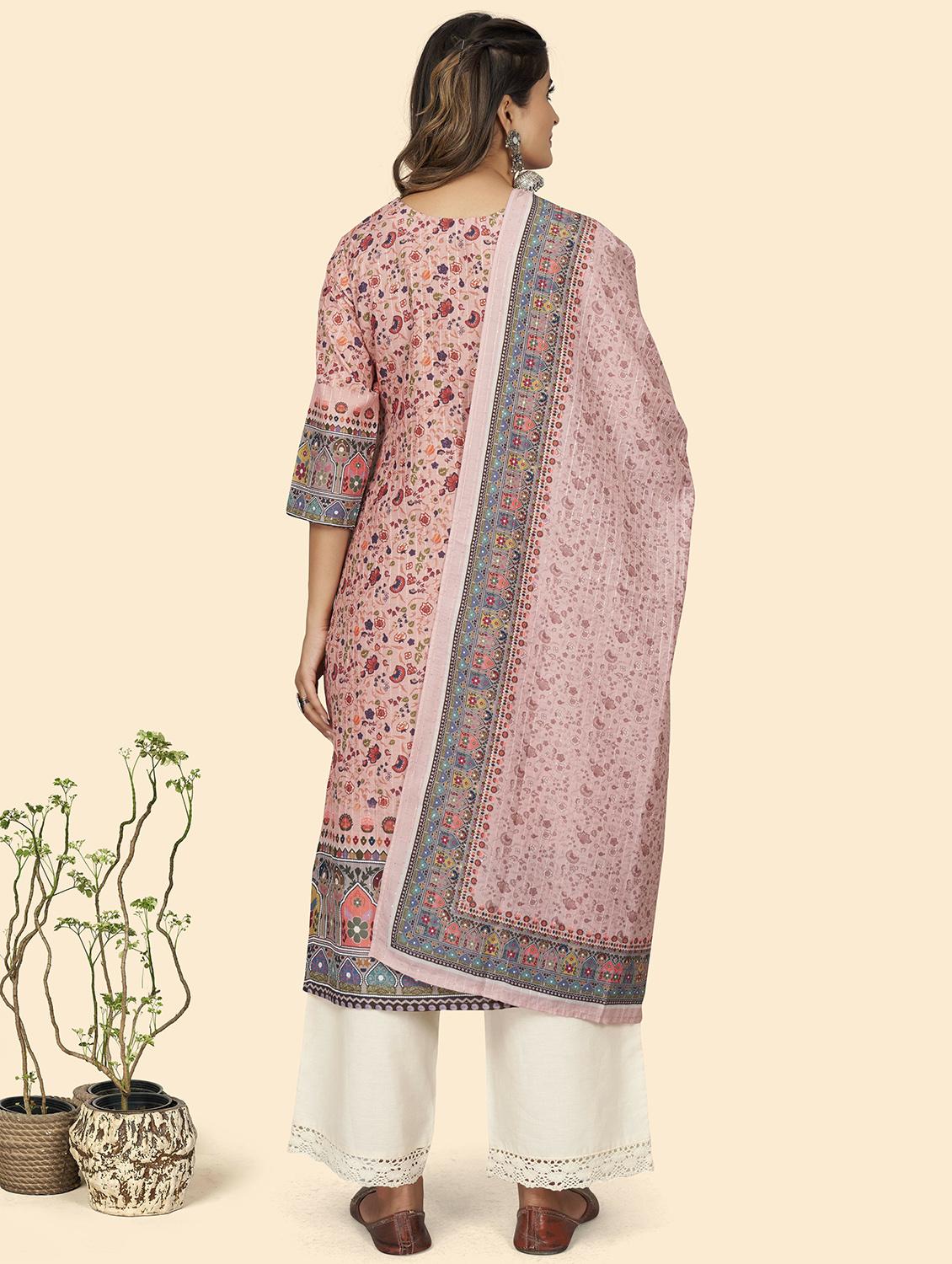 printed kurta dupatta set - 19942795 - Standard Image - 3
