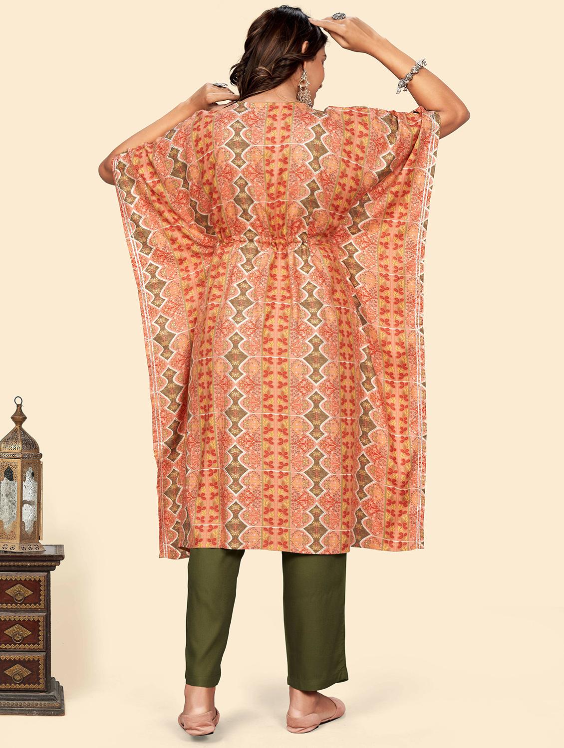 printed kaftan set - 19942834 - Standard Image - 3