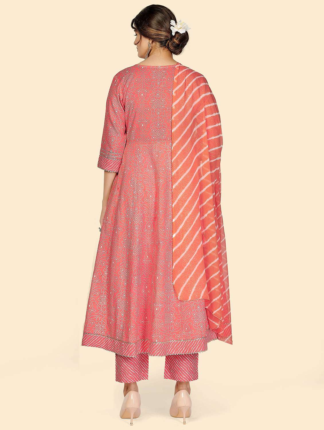 Printed Kurta Dupatta Set - 19942862 -  Standard Image - 3