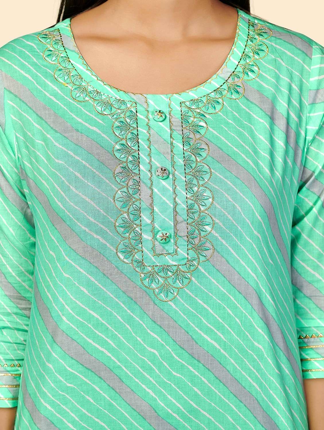 printed kurta dupatta set - 19942868 - Standard Image - 3