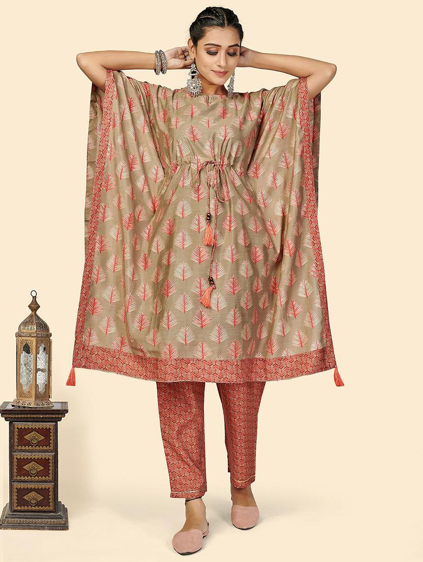printed kaftan set - 19942870 - Zoom Image - 0
