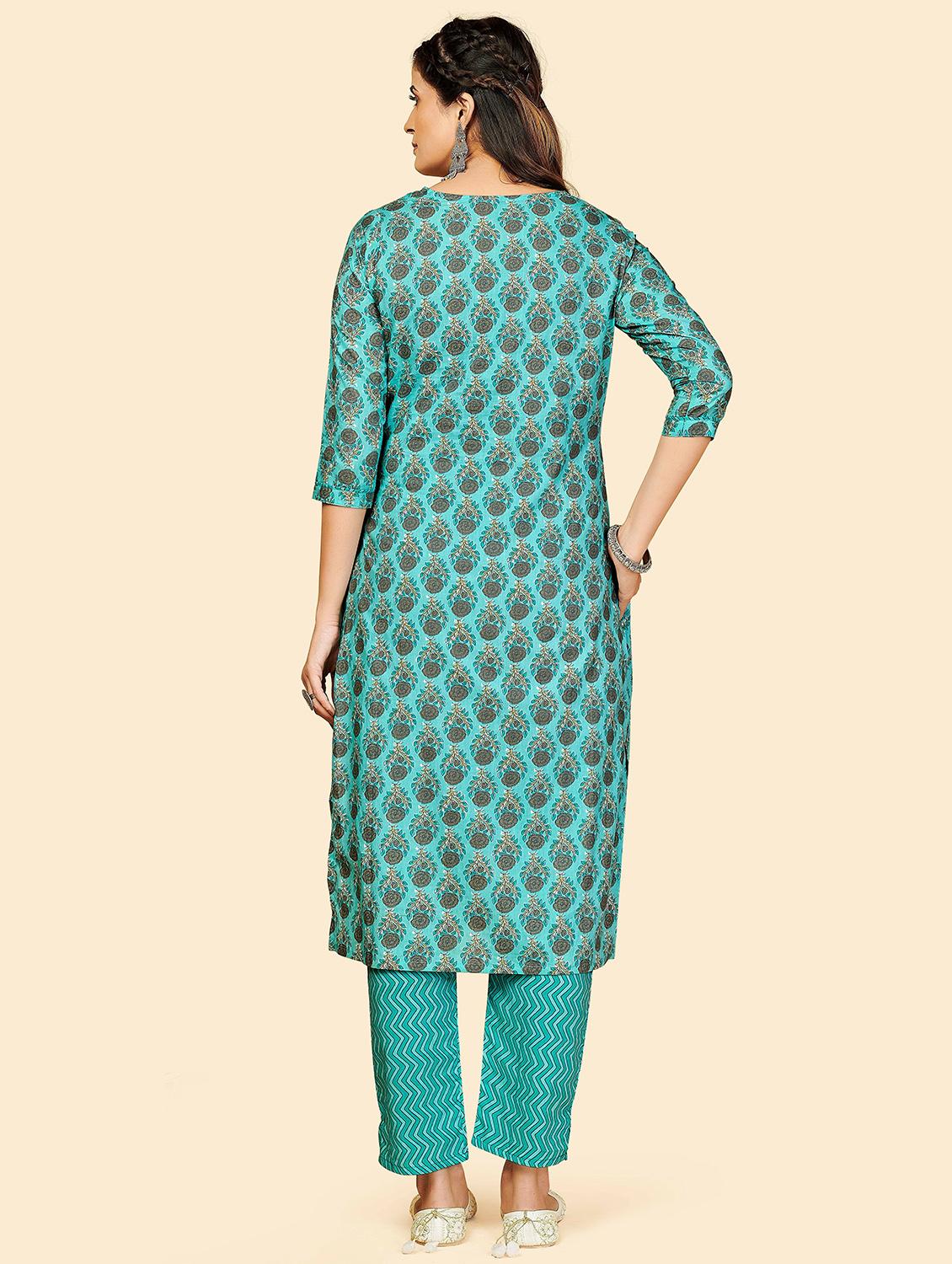 printed kurta pant set - 19942902 - Standard Image - 3