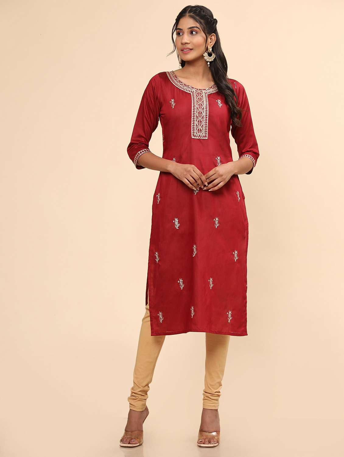 women's straight kurta - 19943173 -  Zoom Image - 0