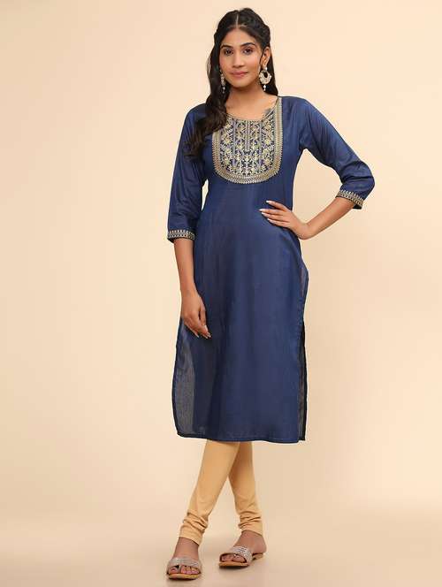 women's straight kurta - 19943175 -  Standard Image - 0