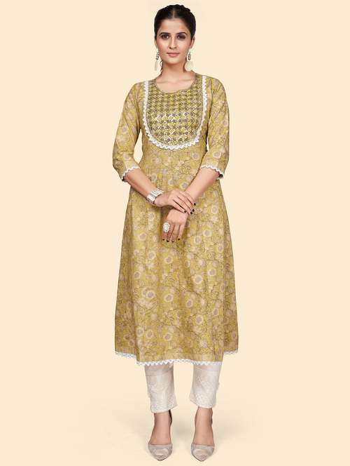 women's a-line kurta - 19943209 - Standard Image - 0