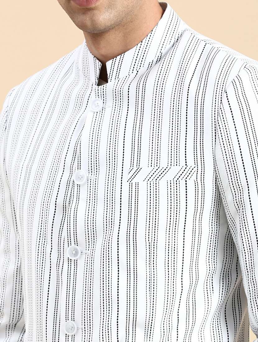 men's printed bandhgalas casual blazer - 19944314 -  Standard Image - 5