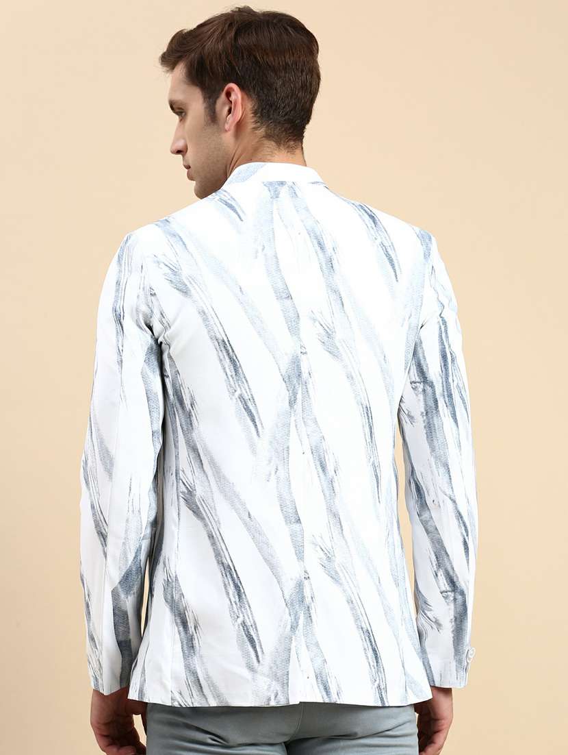 men's printed bandhgalas casual blazer - 19944321 -  Standard Image - 3