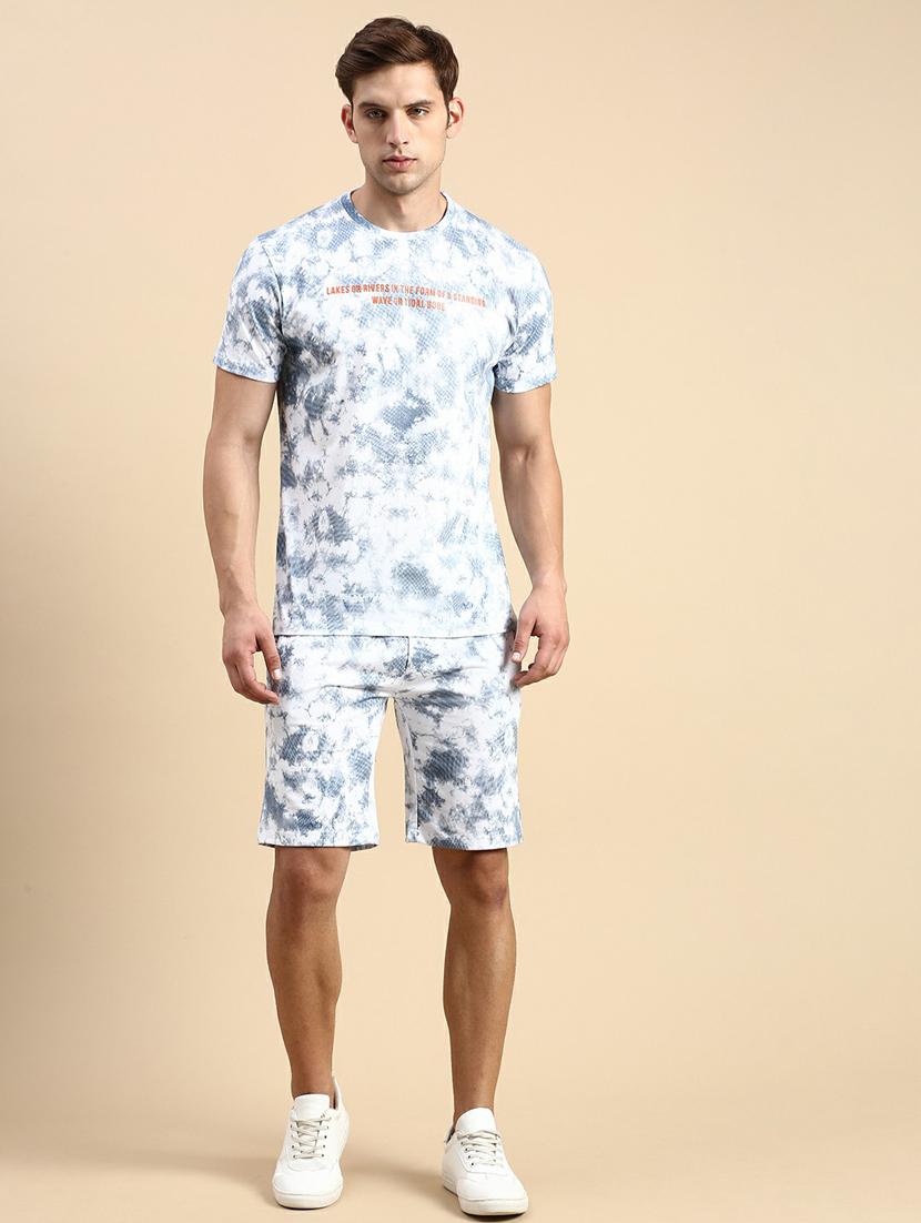 men's printed shorts co-ords set - 19944398 - Zoom Image - 0