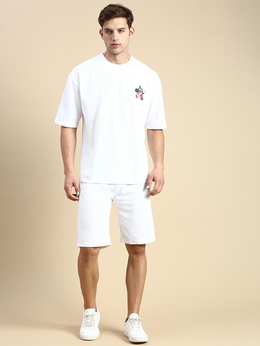 men's printed shorts co-ords set - 19944418 -  Zoom Image - 0