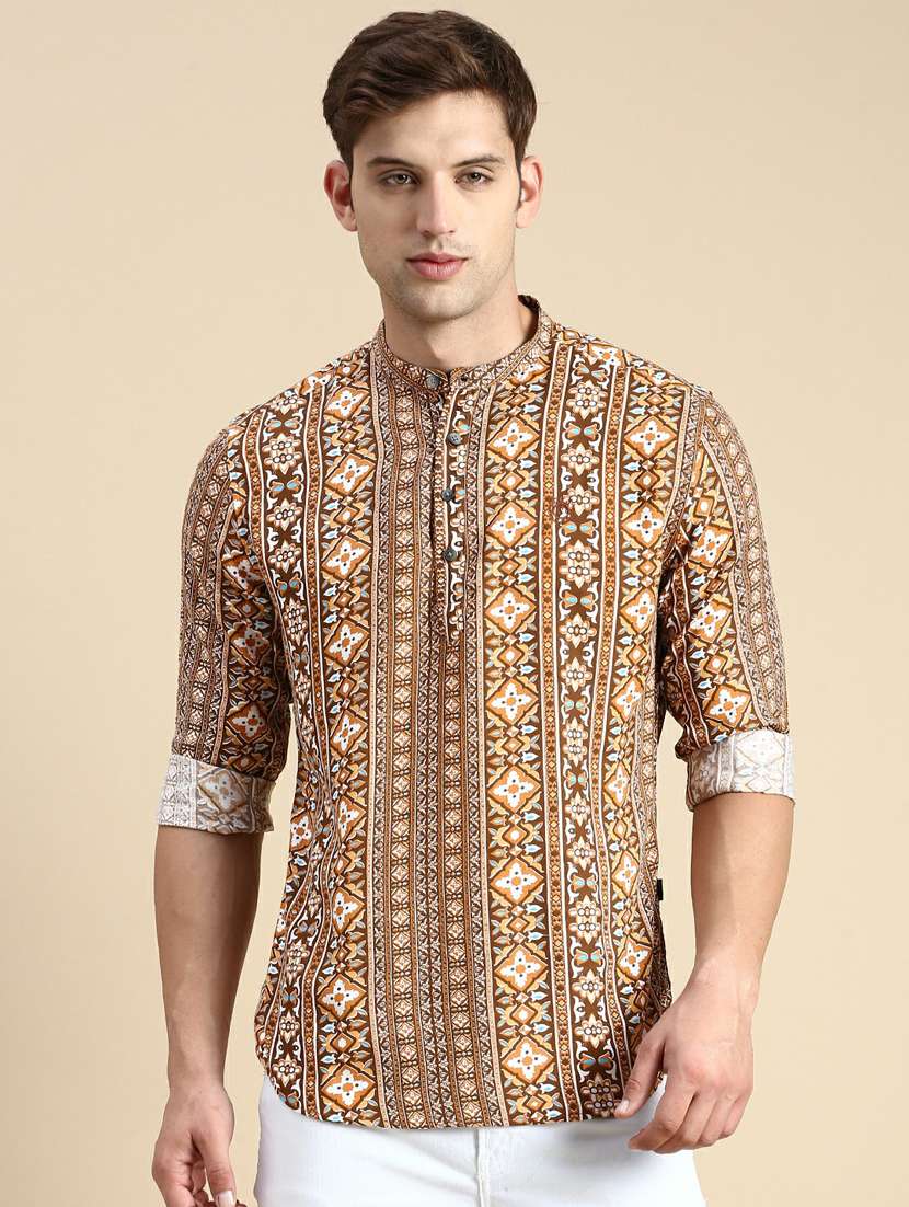 printed viscose shorts kurta