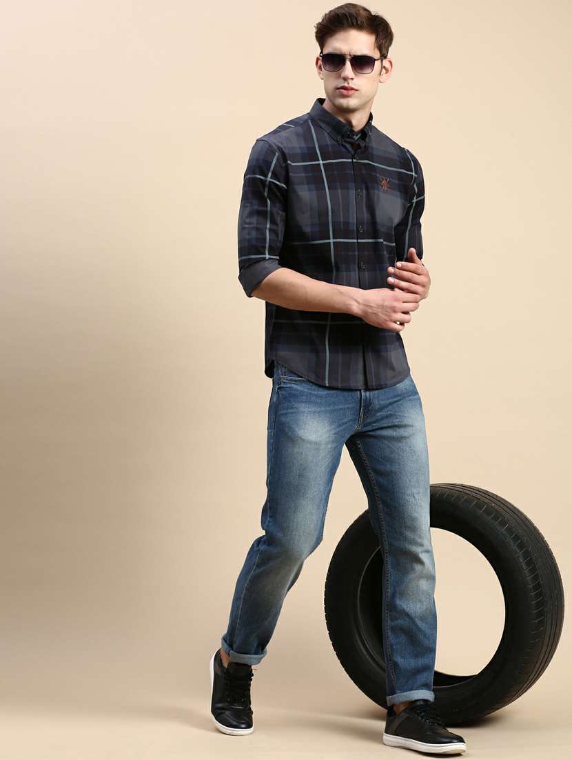 mens checks casual shirt - 19944492 -  Standard Image - 3