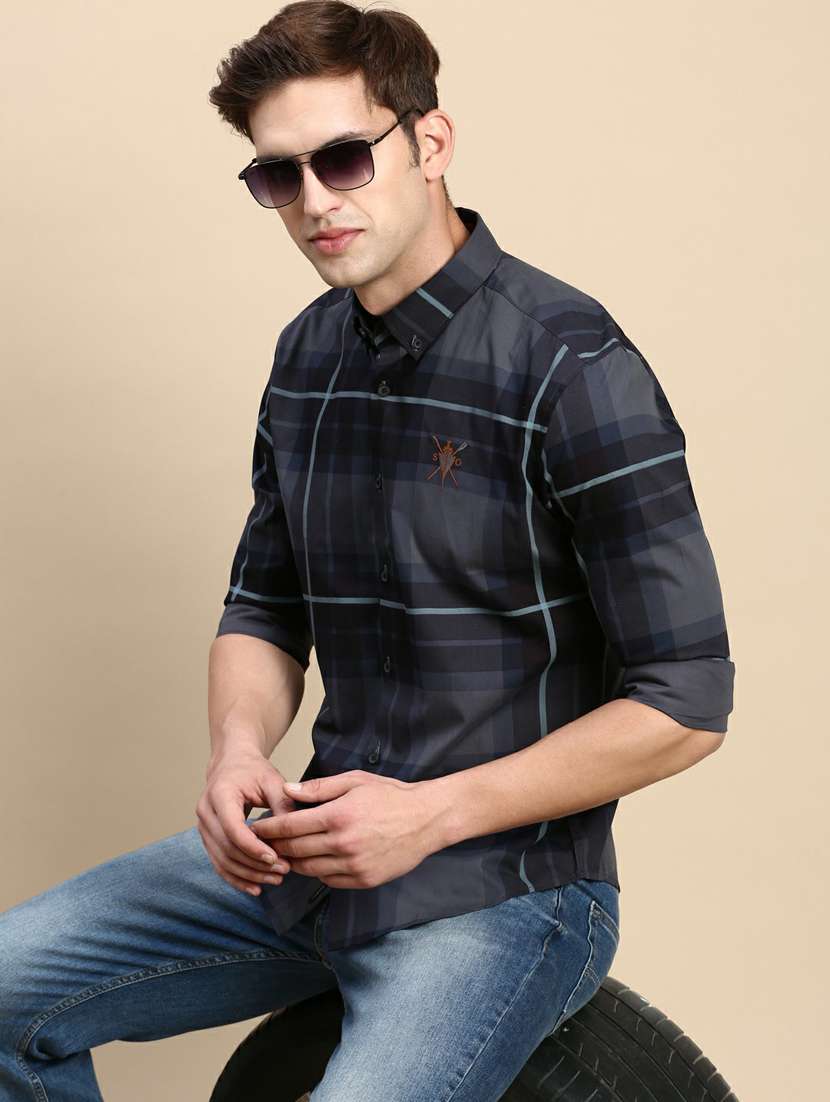 mens checks casual shirt - 19944492 -  Standard Image - 5