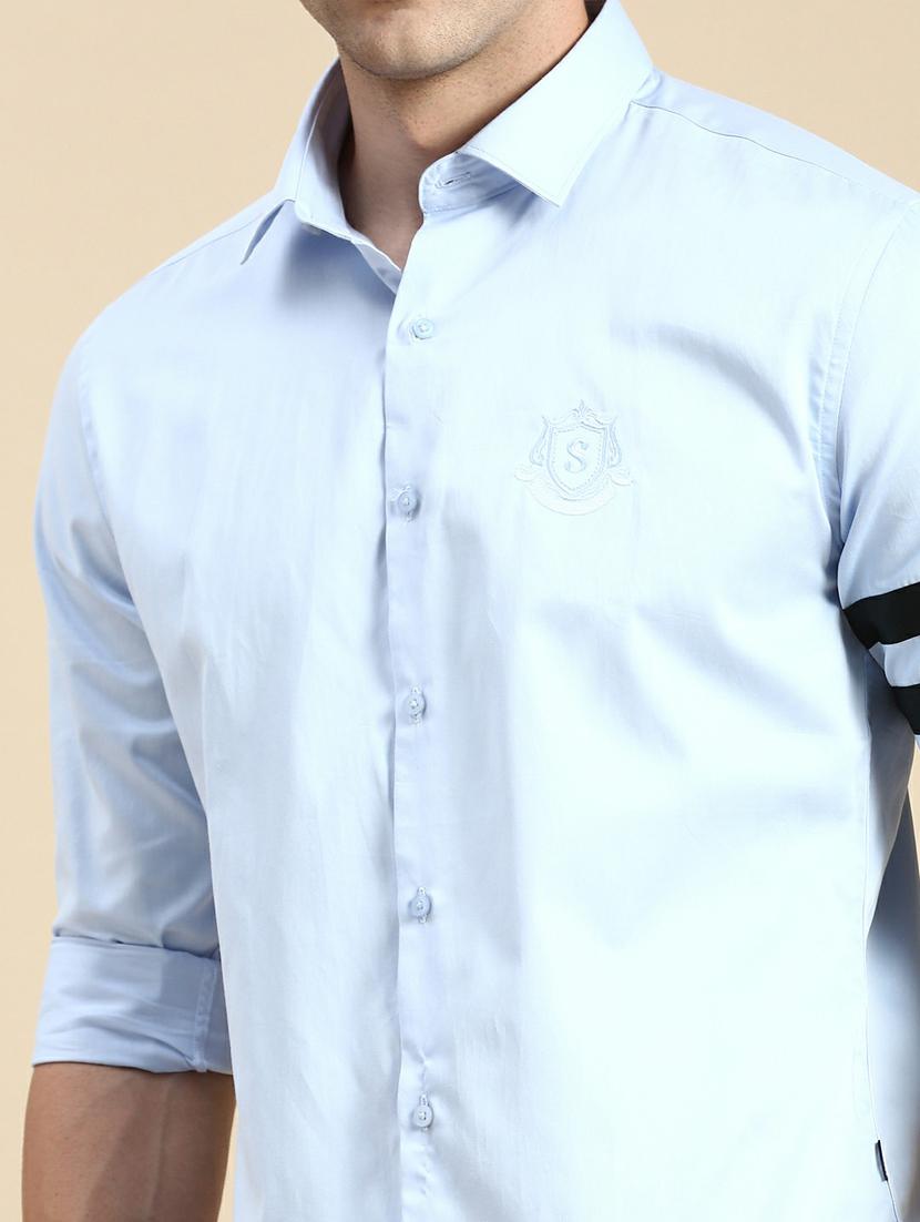 mens solid casual shirt - 19944517 - Standard Image - 5