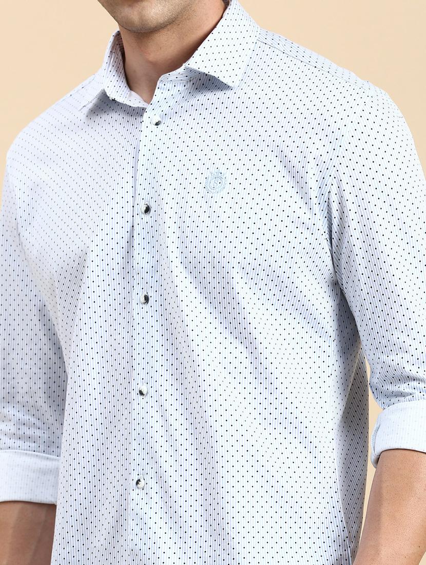 blue cotton casual shirt - 19944533 - Standard Image - 5