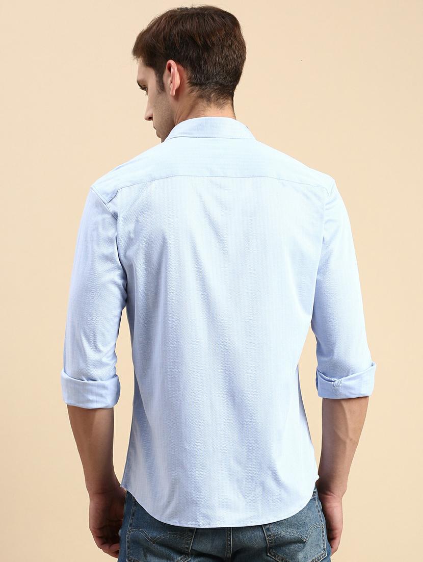 mens solid casual shirt - 19944554 - Standard Image - 3
