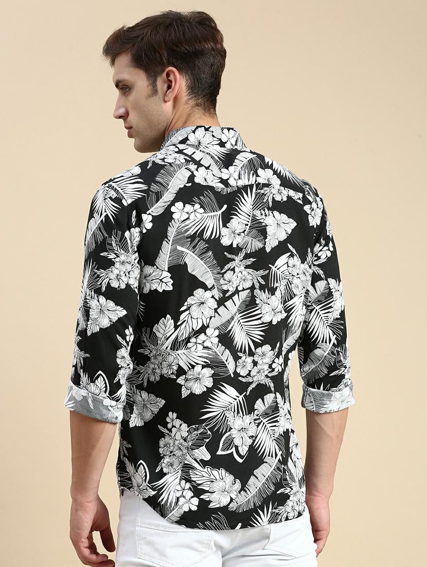 mens florals casual shirt - 19944572 - Standard Image - 3