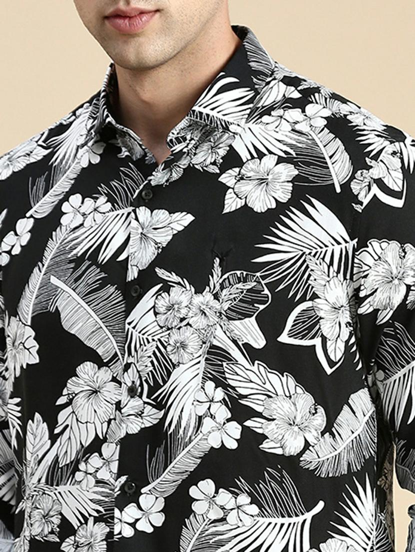 mens florals casual shirt - 19944572 - Standard Image - 5