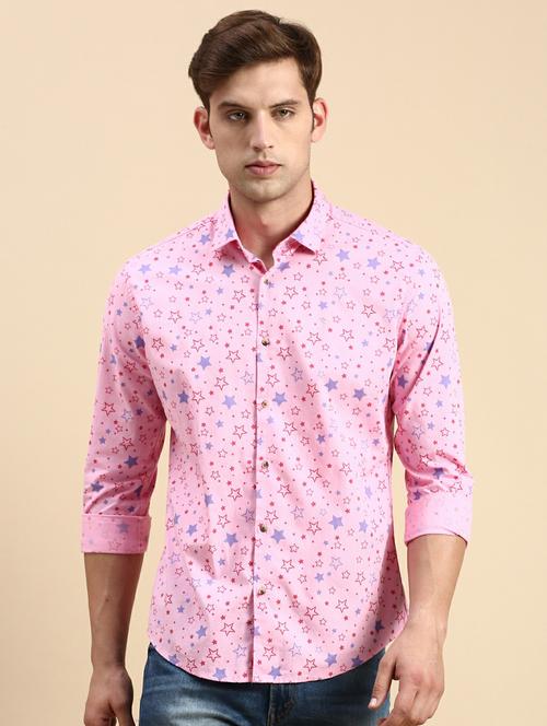 mens geometric casual shirt - 19944576 -  Standard Image - 0