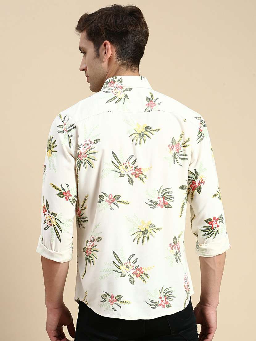 mens florals casual shirt - 19944599 -  Standard Image - 3