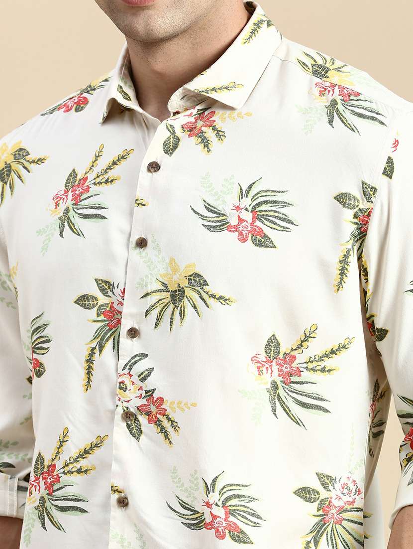 mens florals casual shirt - 19944599 -  Standard Image - 5