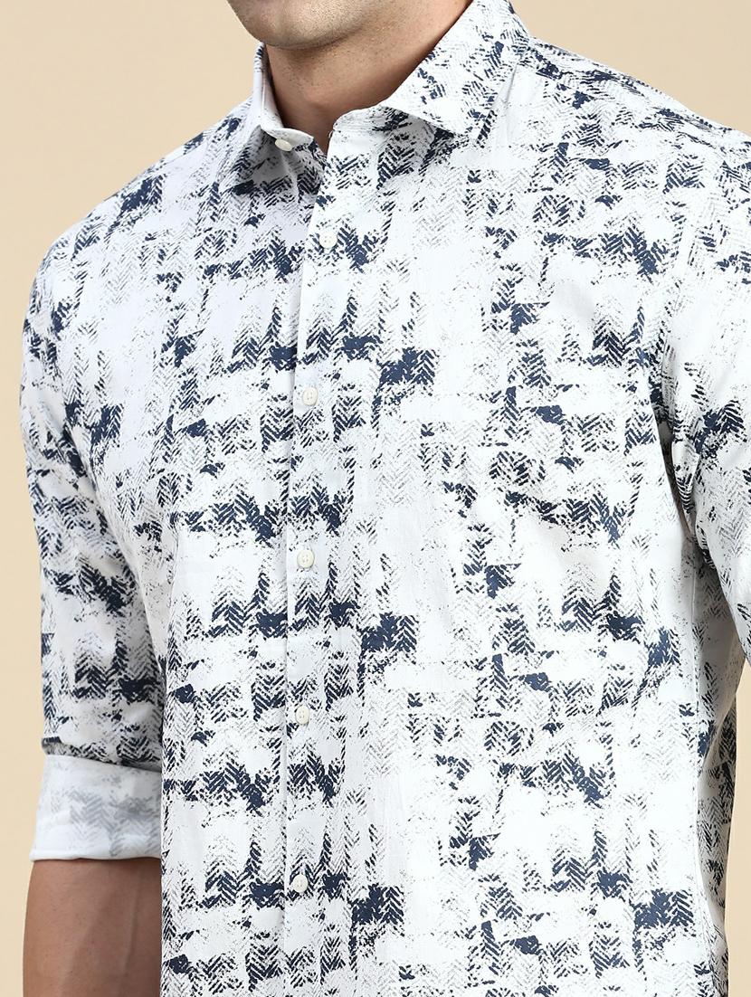 mens printed casual shirt - 19944601 - Standard Image - 5