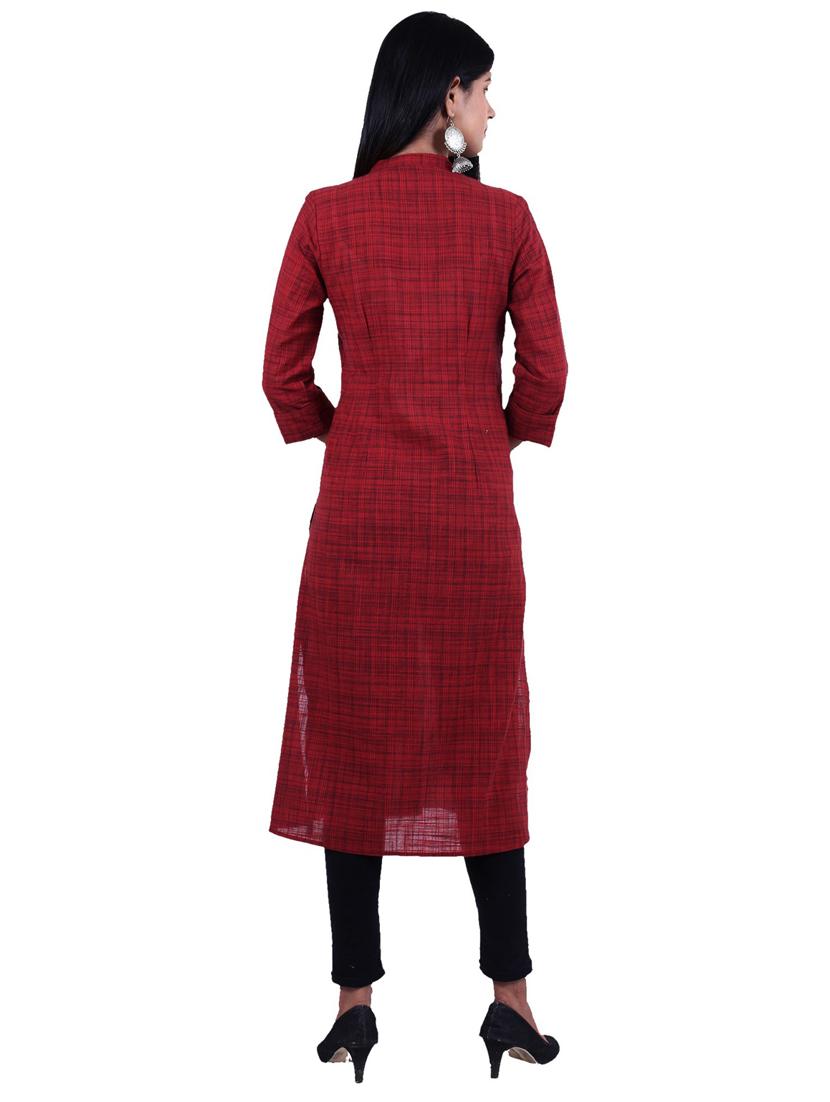 women's straight kurta - 19944717 - Standard Image - 3